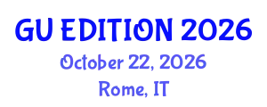 Green Urbanism (GU EDITION) October 22, 2026 - Rome, Italy