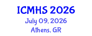 International Conference on Medical & Health Science (ICMHS) July 09, 2026 - Athens, Greece