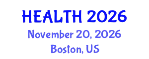 International Mental Health Conference (HEALTH) November 20, 2026 - Boston, United States