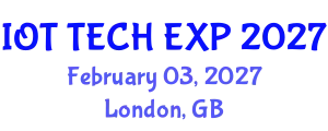 IoT Tech Expo Global (IOT TECH EXP) February 03, 2027 - London, United Kingdom