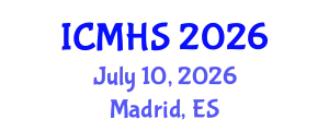 International Conference on Medical & Health Science (ICMHS) July 10, 2026 - Madrid, Spain