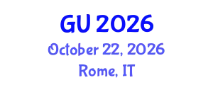 Green Urbanism (GU) October 22, 2026 - Rome, Italy