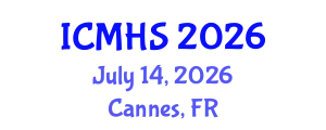 International Conference on Medical & Health Science (ICMHS) July 14, 2026 - Cannes, France