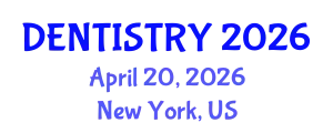 Dentistry Conference (DENTISTRY) April 20, 2026 - New York, United States