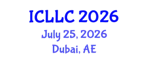 International Conference on Language, Literature and Culture (ICLLC) July 25, 2026 - Dubai, United Arab Emirates