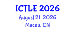 International Conference on Traffic and Logistic Engineering (ICTLE) August 21, 2026 - Macau, China