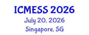 International Conference on Management, Economics & Social Science (ICMESS) July 20, 2026 - Singapore, Singapore