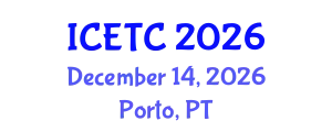International Conference on Education Technology and Computers (ICETC) December 14, 2026 - Porto, Portugal