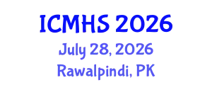International Conference on Medical & Health Science (ICMHS) July 28, 2026 - Rawalpindi, Pakistan