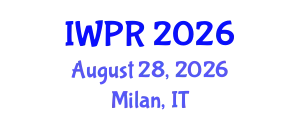 International Workshop on Pattern Recognition (IWPR) August 28, 2026 - Milan, Italy