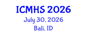 International Conference on Medical & Health Science (ICMHS) July 30, 2026 - Bali, Indonesia
