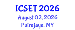 International Conference on Science, Engineering & Technology (ICSET) August 02, 2026 - Putrajaya, Malaysia