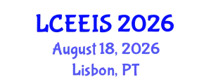 International Congress on Electrical, Electronics and Intelligent Systems (LCEEIS) August 18, 2026 - Lisbon, Portugal