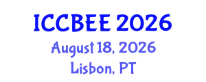 International Conference on Chemical, Biological, Environmental Engineering August 18, 2026 - Lisbon, Portugal