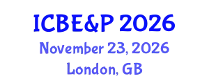 International Conference on Business, Economics & Policy November 23, 2026 - London, United Kingdom