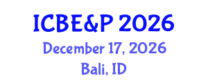 International Conference on Business, Economics & Policy December 17, 2026 - Bali, Indonesia