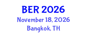 Annual Conference on Business, Economics Research and AI (BER) November 18, 2026 - Bangkok, Thailand