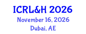 International Conference on Research in Life-Science & Healthcare November 16, 2026 - Dubai, United Arab Emirates