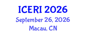 International Conference on Education, Research and Innovation (ICERI) September 26, 2026 - Macau, China