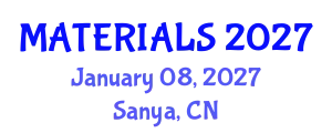Int'l Conference on Advanced Nanomaterials and Emerging Applications (MATERIALS) January 08, 2027 - Sanya, China