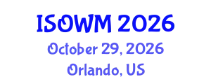 International Summit on Obesity and Weight Management (ISOWM) October 29, 2026 - Orlando, United States