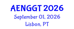 International Conference on Advances in Engineering & Technology (AENGGT) September 01, 2026 - Lisbon, Portugal