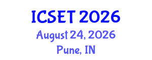 International Conference on Science, Engineering & Technology (ICSET) August 24, 2026 - Pune, India