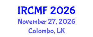 International Research Conference on Management and Finance (IRCMF) November 27, 2026 - Colombo, Sri Lanka