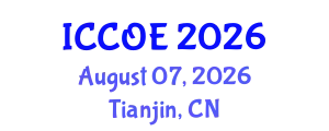 International Conference on Coastal and Ocean Engineering (ICCOE) August 07, 2026 - Tianjin, China