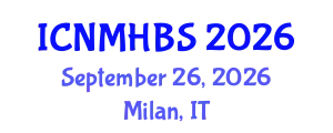 International Conference on Neurology, Mental Health & Behavioral Sciences (ICNMHBS) September 26, 2026 - Milan, Italy