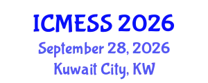 International Conference on Management, Economics & Social Science (ICMESS) September 28, 2026 - Kuwait City, Kuwait