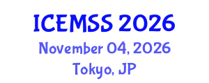 International Conference on Engineering, Management and Social Sciences (ICEMSS) November 04, 2026 - Tokyo, Japan