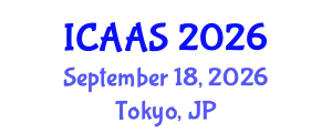International Conference on Agriculture and Animal Science (ICAAS) September 18, 2026 - Tokyo, Japan