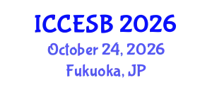 International Conference on Civil Engineering and Sustainable Building (ICCESB) October 24, 2026 - Fukuoka, Japan