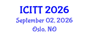 International Conference on Intelligent Traffic and Transportation (ICITT) September 02, 2026 - Oslo, Norway