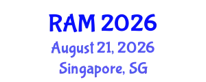 International Symposium on Recent Advances in Microbiology (RAM) August 21, 2026 - Singapore, Singapore