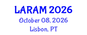 World Conference on Advances in Robotics, Automation & Manufacturing Engineering (LARAM) October 08, 2026 - Lisbon, Portugal