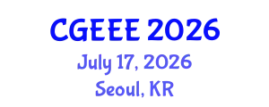 International Conference on Green Energy and Environment Engineering (CGEEE) July 17, 2026 - Seoul, Republic of Korea