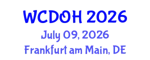 World Congress on Dentistry and Oral Health (WCDOH) July 09, 2026 - Frankfurt am Main, Germany