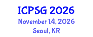 International Conference on Power and Smart Grid (ICPSG) November 14, 2026 - Seoul, Republic of Korea