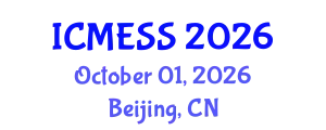 International Conference on Management, Economics & Social Science (ICMESS) October 01, 2026 - Beijing, China