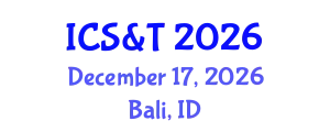 International Conference on Science & Technology December 17, 2026 - Bali, Indonesia