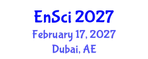 International Conference on Engineering & Sciences (EnSci) February 17, 2027 - Dubai, United Arab Emirates