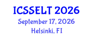 International Conference on Social Science, E-Education and New Learning Technologies (ICSSELT) September 17, 2026 - Helsinki, Finland