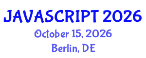 JavaScript Bootcamp (JAVASCRIPT) October 15, 2026 - Berlin, Germany