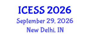 International conferences on Economics and Social Sciences (ICESS) September 29, 2026 - New Delhi, India