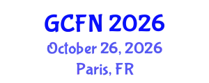 Global Congress on Food and Nutrition (GCFN) October 26, 2026 - Paris, France