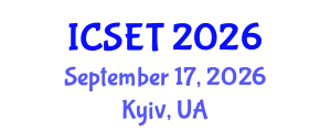 International Conference on Science, Engineering & Technology (ICSET) September 17, 2026 - Kyiv, Ukraine