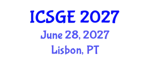 International Conference on Sustainability in Geotechnical Conference (ICSGE) June 28, 2027 - Lisbon, Portugal