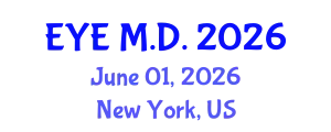 Ophthalmology Conference (EYE M.D.) June 01, 2026 - New York, United States